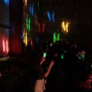 Des jeux de lumières pour cette soirée
